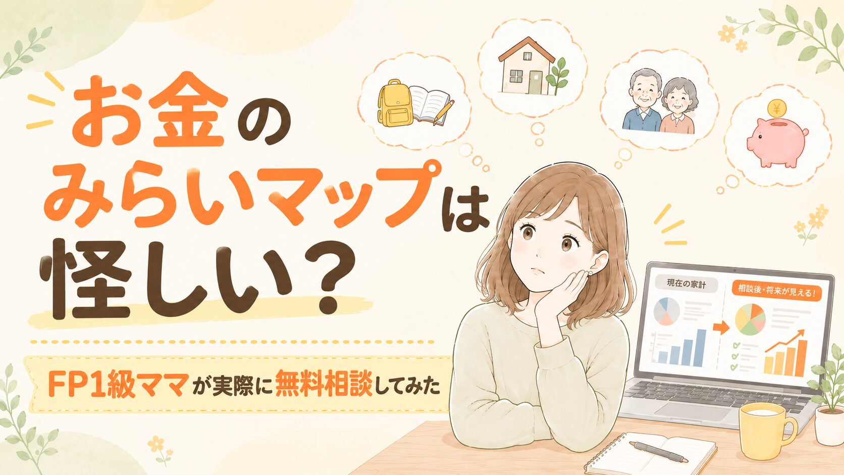 【本音レビュー】お金のみらいマップの口コミは本当？FP無料相談は怪しい？実際に体験して分かったこと